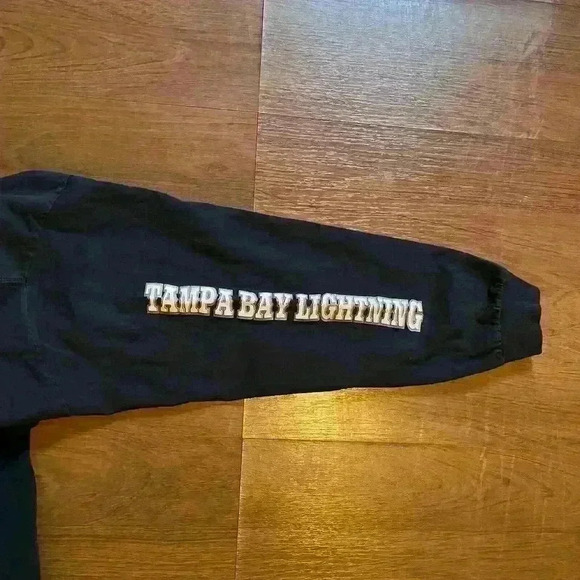 Vintage Tampa Bay Lightning Navy Adult XXL Long Sleeve NHL Hockey T-Shirt - Picture 10 of 10